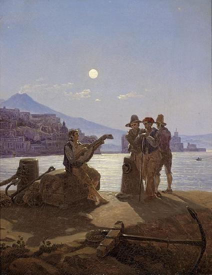 Carl Gustav Carus Italienische Fischer im Hafen von Neapel